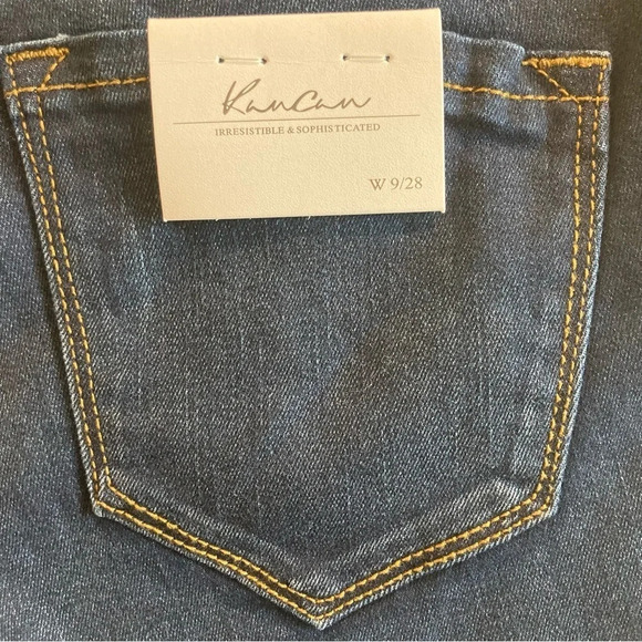 KANCAN Sz 28 or 9 Dark Wash High Rise Skinny  Jeans NWT - Picture 6 of 10